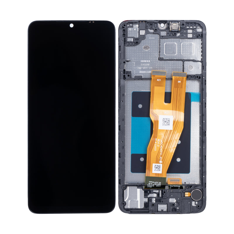 Samsung Galaxy A05 A055F Display And Digitizer With Frame Black OEM