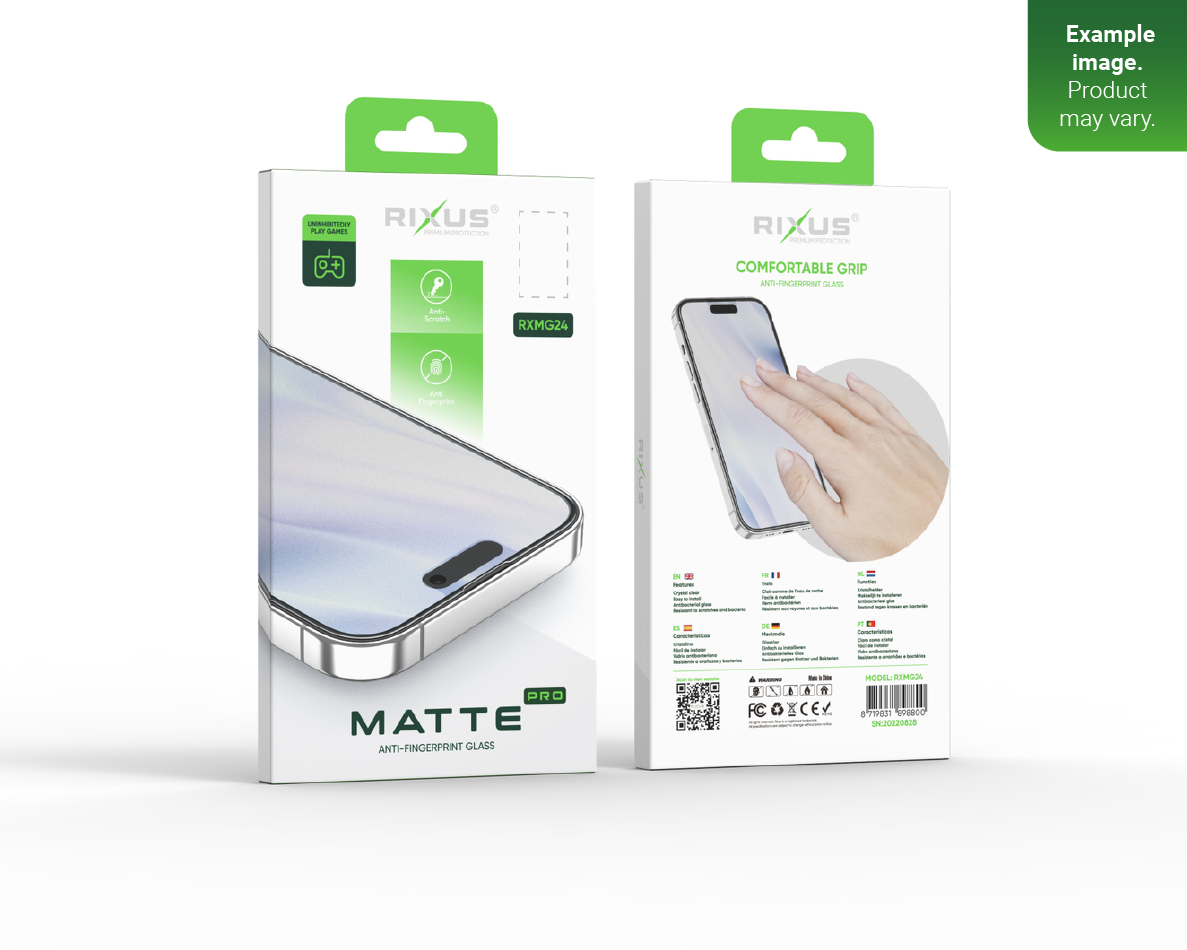 Rixus Matte Tempered Glass For Apple iPhone 13 Pro Max, 14 Plus
