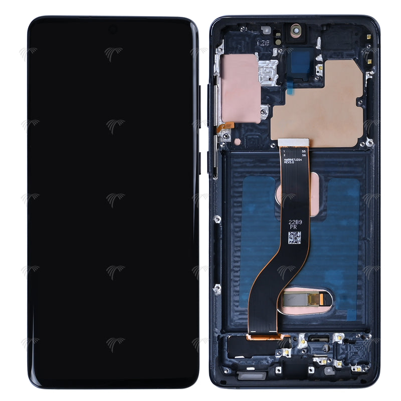 Samsung Galaxy S20 Plus G985F, S20 Plus 5G G986F Display And Digitizer With Frame Grey Soft-OLED