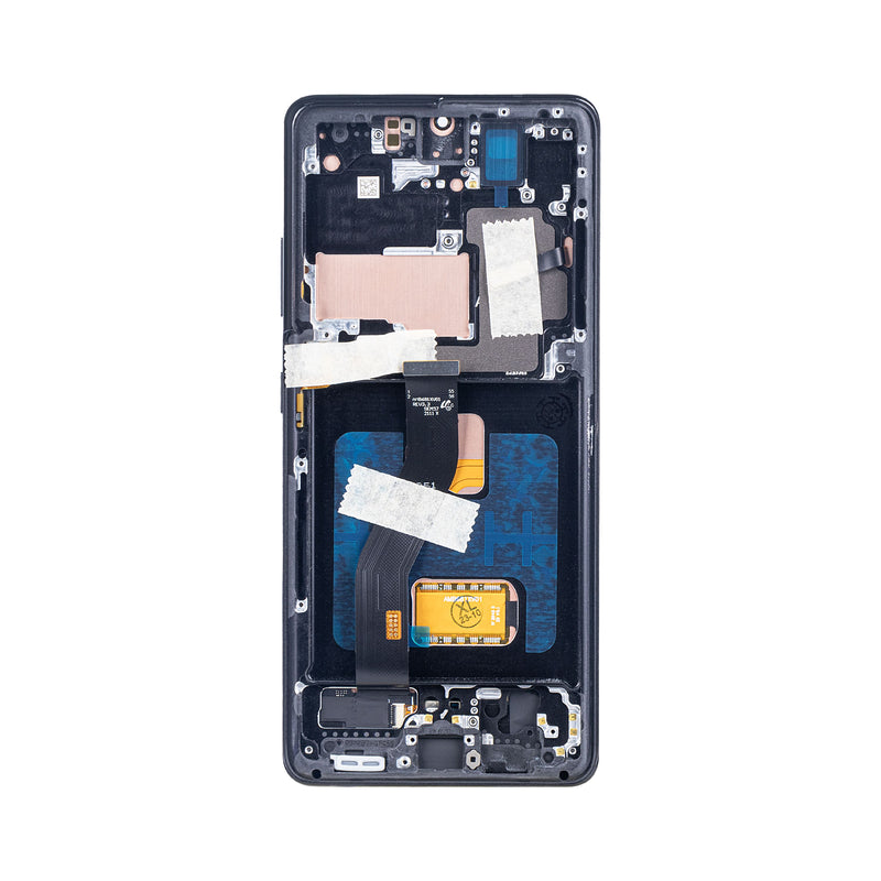 Samsung Galaxy S21 Ultra 5G G998B Display And Digitizer With Frame Phantom Black Soft-OLED