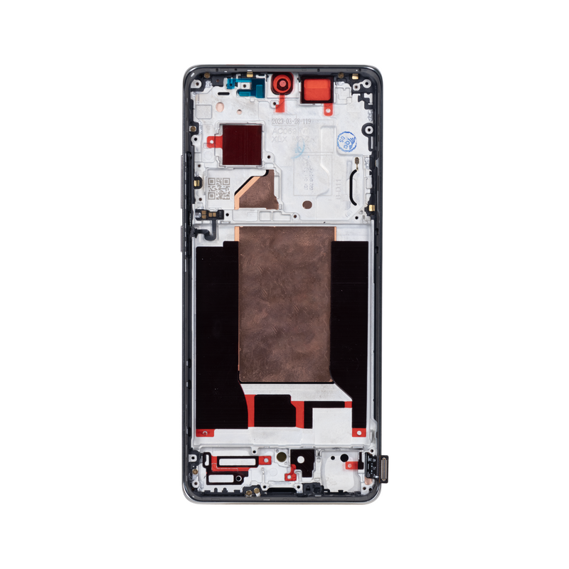 Oppo Reno 10 Pro Plus CPH2521 Display And Digitizer With Frame Silvery Grey OEM