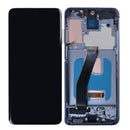 Samsung Galaxy S20 G980F Display And Digitizer With Frame Cosmic Grey Soft-OLED