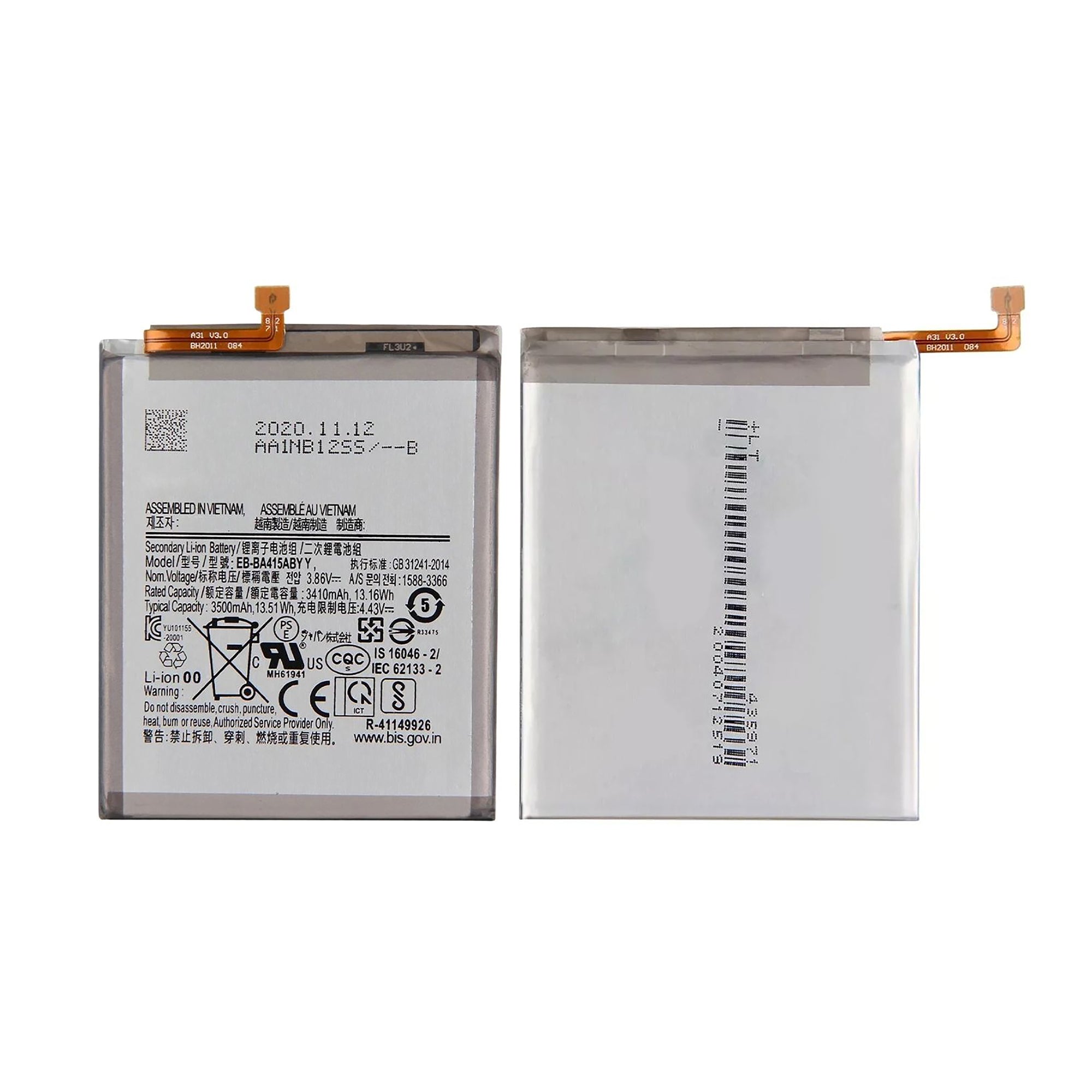 Samsung Galaxy A41 A415F Battery EB-BA415ABY OEM