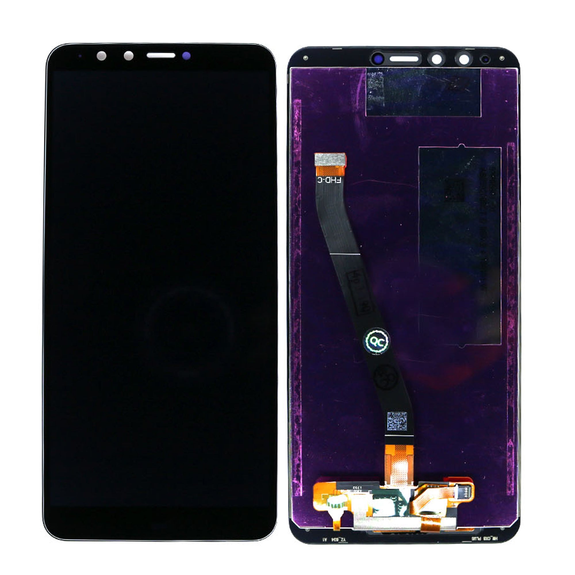 Huawei Y9 (2018) Display And Digitizer Without Frame Black OEM