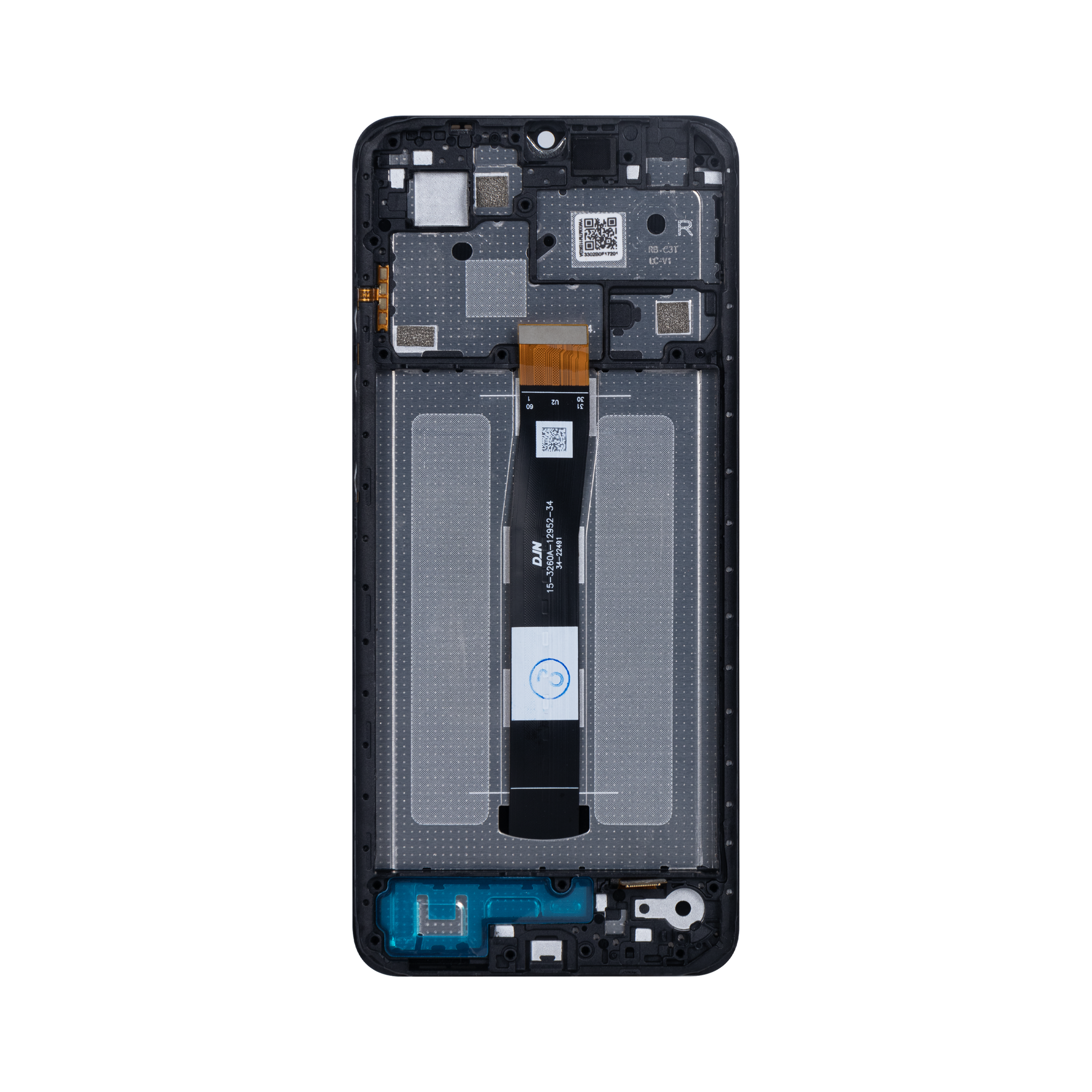Xiaomi Redmi 12C Display And Digitizer With Frame Black OEM