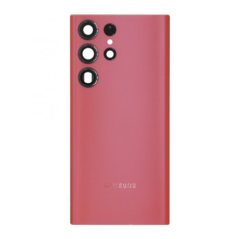 Samsung Galaxy S23 Ultra S918B Back Cover With Lens Red Original
