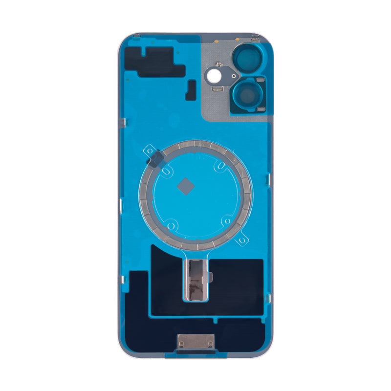 For iPhone 16 Plus Extra Glass Without NFC, Enlarged Camera Frame Black
