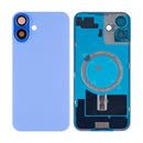 For iPhone 16 Plus Extra Glass Without NFC, Enlarged Camera Frame Ultramarine