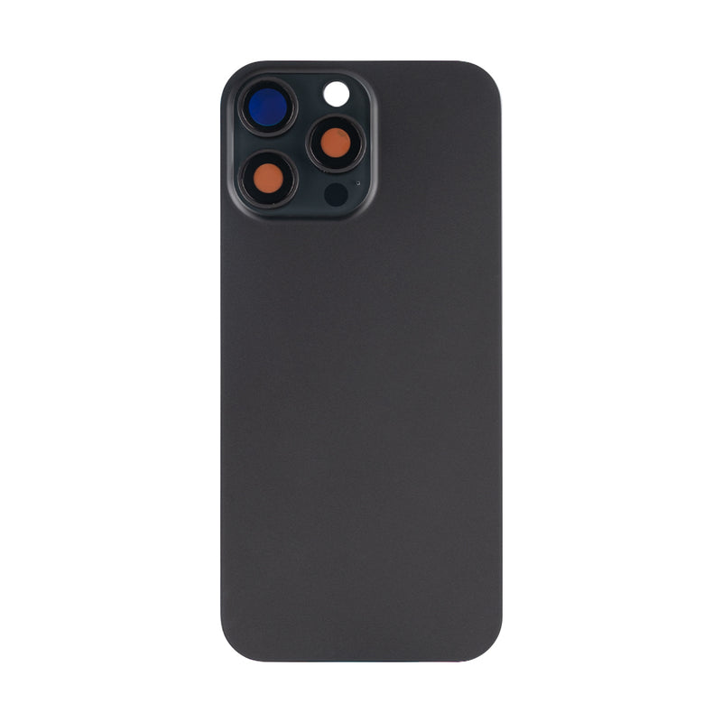 For iPhone 16 Pro Max Extra Glass Without NFC, Enlarged Camera Frame Black Titanium