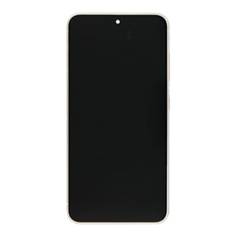 Samsung Galaxy S23 S911B Display And Digitizer With Frame Cream Service Pack