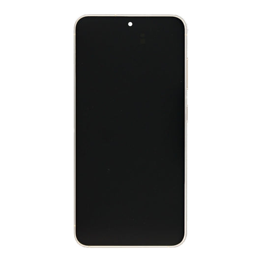 Samsung Galaxy S23 S911B Display And Digitizer With Frame Cream Service Pack