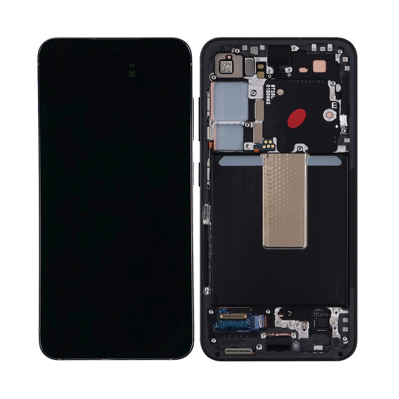 Samsung Galaxy S23 S911B Display And Digitizer With Frame Graphite Service Pack