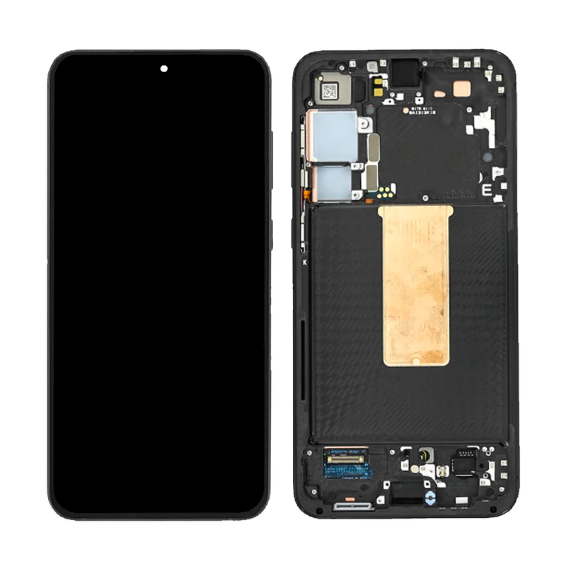 Samsung Galaxy S23 Plus S916B Display And Digitizer With Frame Phantom Black Service Pack