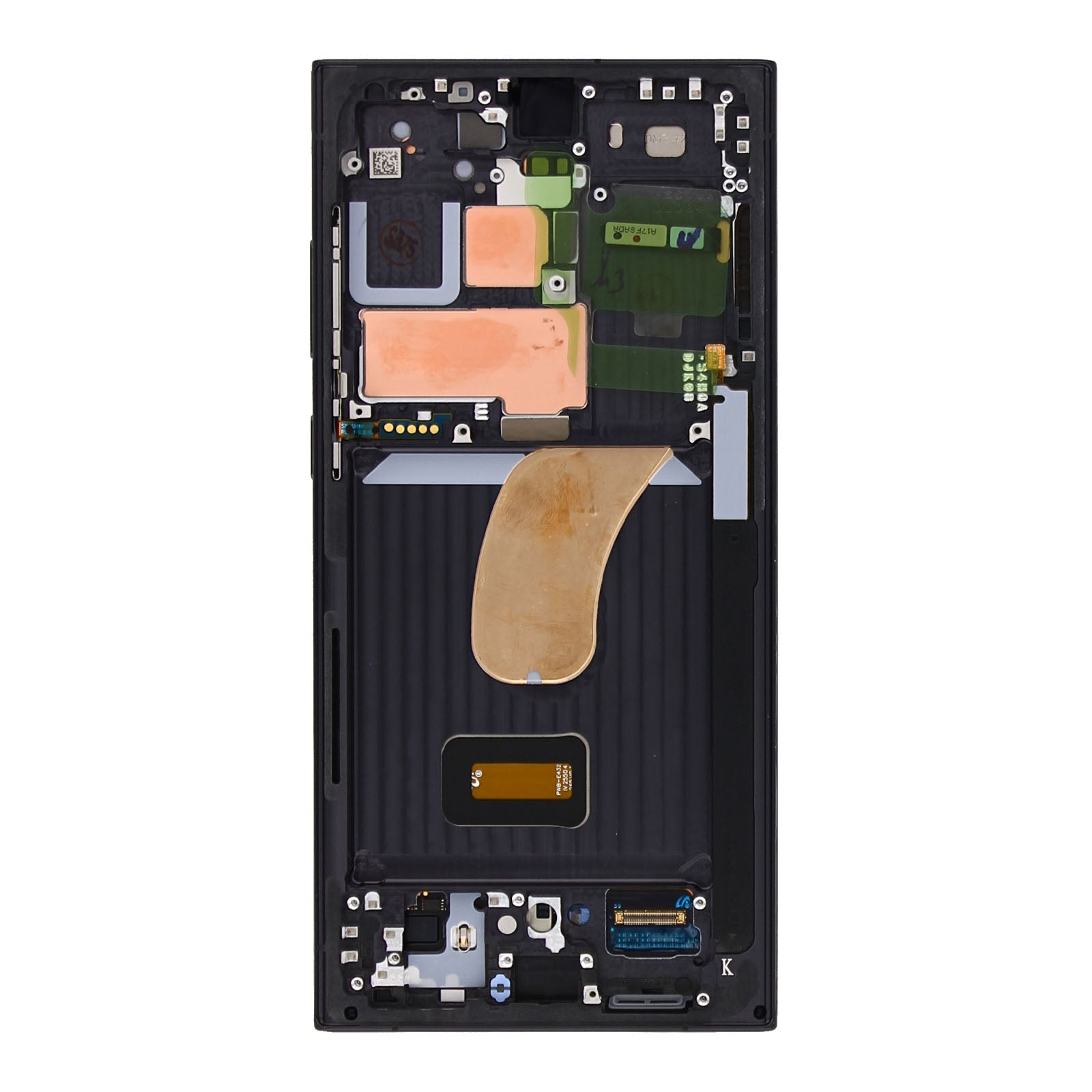 Samsung Galaxy S23 Ultra S918B Display And Digitizer With Frame Phantom Black Service Pack
