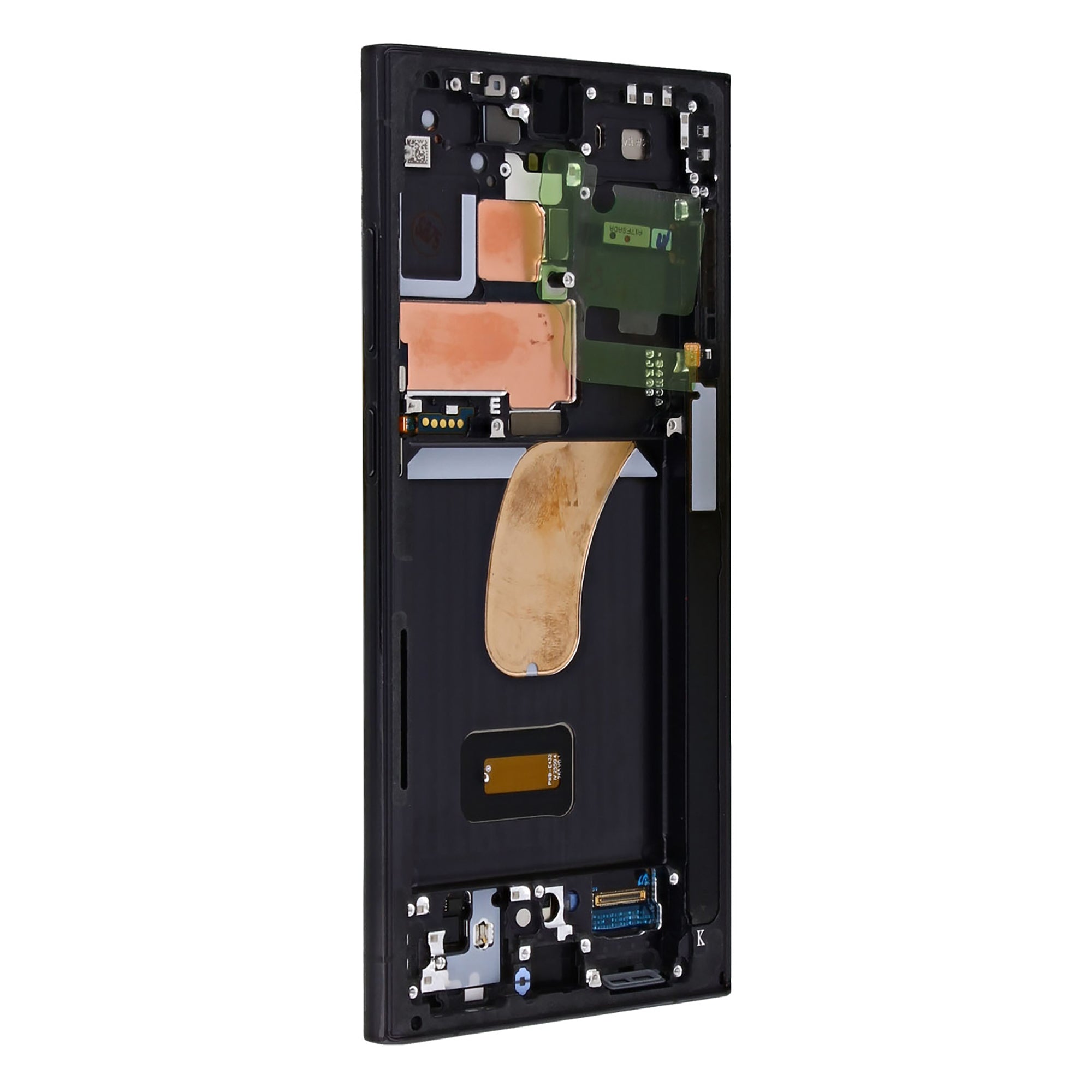 Samsung Galaxy S23 Ultra S918B Display And Digitizer With Frame Phantom Black Service Pack