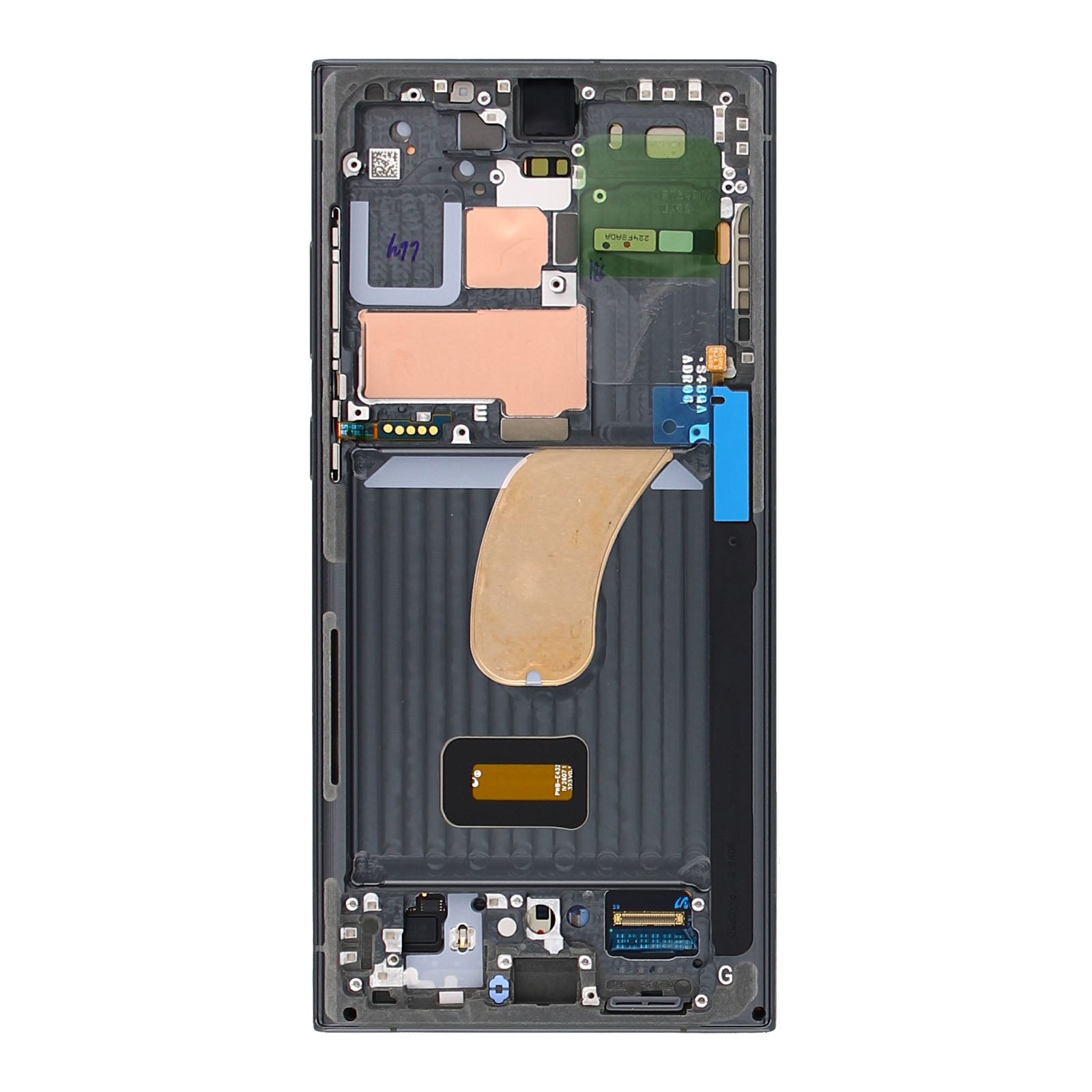Samsung Galaxy S23 Ultra S918B Display And Digitizer With Frame Green Service Pack
