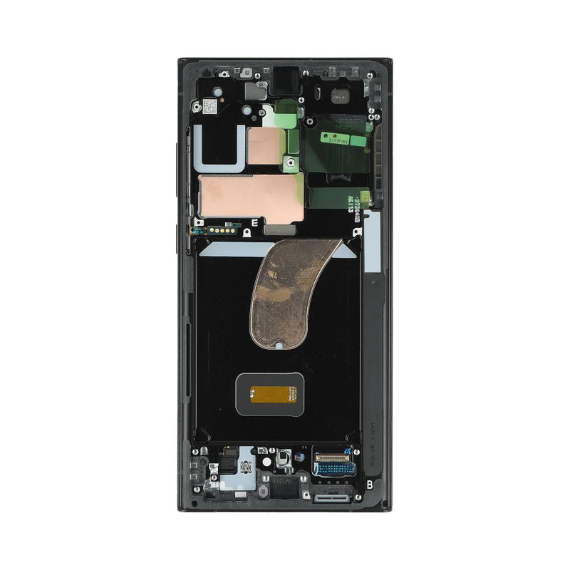 Samsung Galaxy S23 Ultra S918B Display And Digitizer With Frame Graphite, Red Service Pack