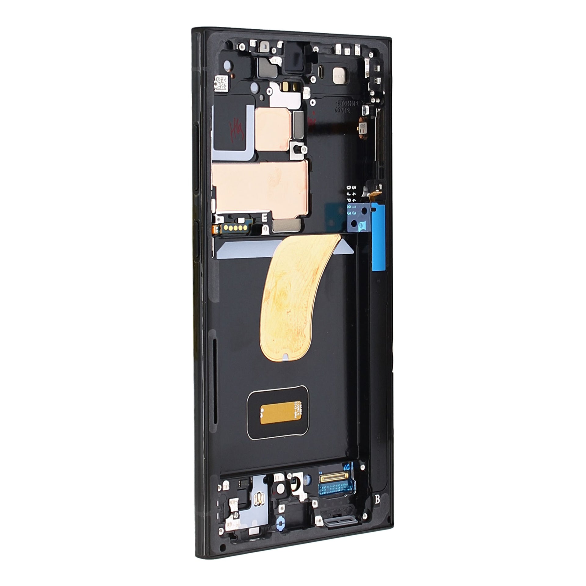 Samsung Galaxy S23 Ultra S918B Display And Digitizer With Frame Graphite, Red Service Pack