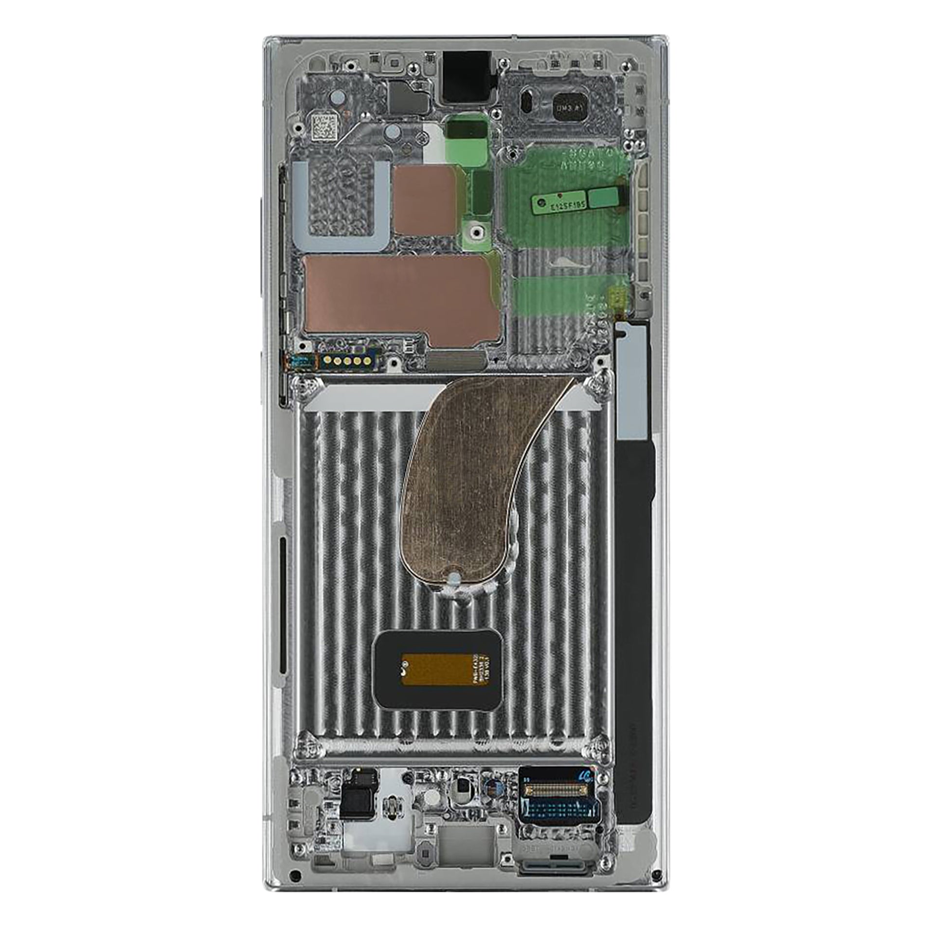 Samsung Galaxy S23 Ultra S918B Display And Digitizer With Frame Lime, Sky Blue Service Pack