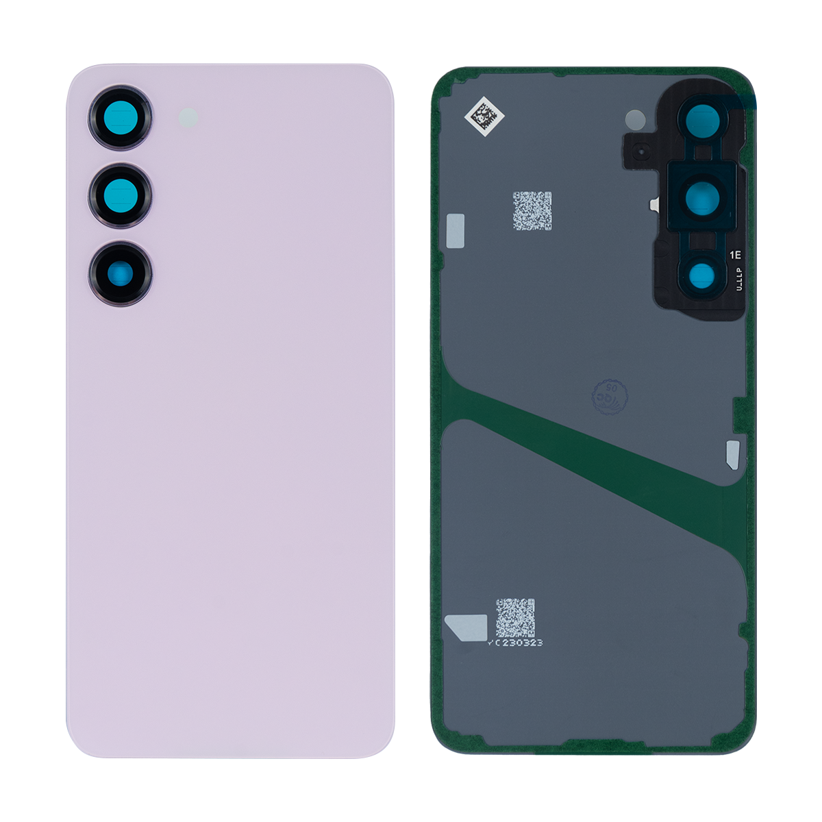 Samsung Galaxy S23 S911B Back Cover With Lens Lavender Original