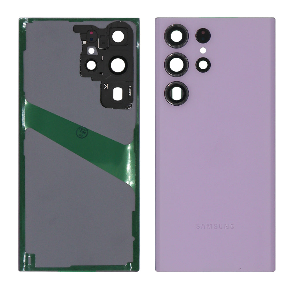 Samsung Galaxy S23 Ultra S918B Back Cover With Lens Lavender Original