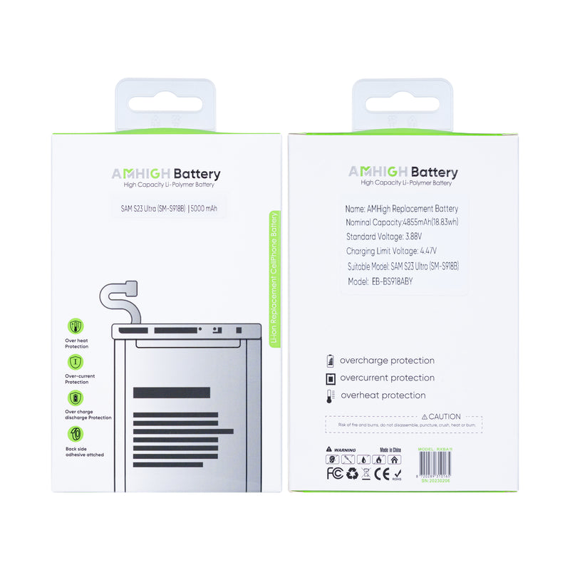 Samsung Galaxy S23 Ultra S918B Battery EB-BS918ABY OEM