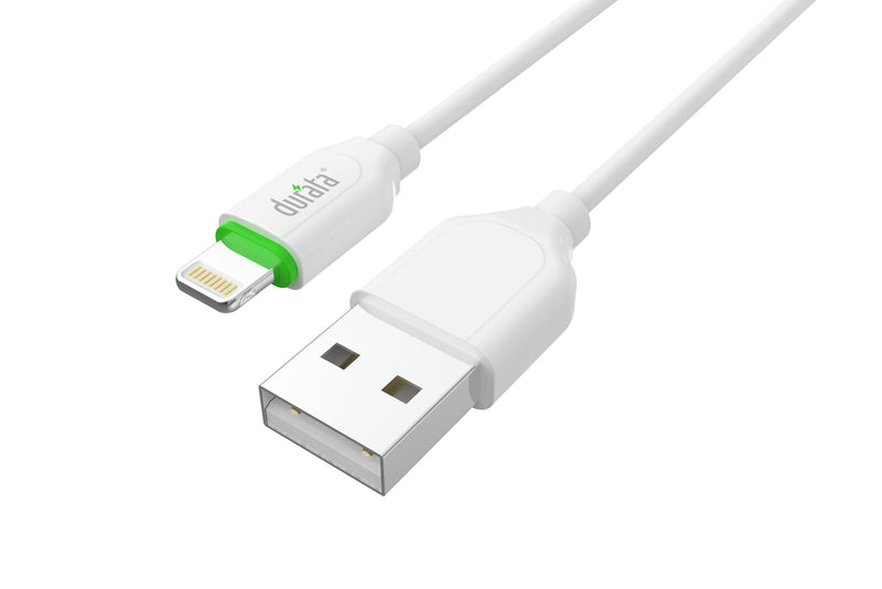 Durata Boost Data Cable Lightning 100cm White DR-U81A