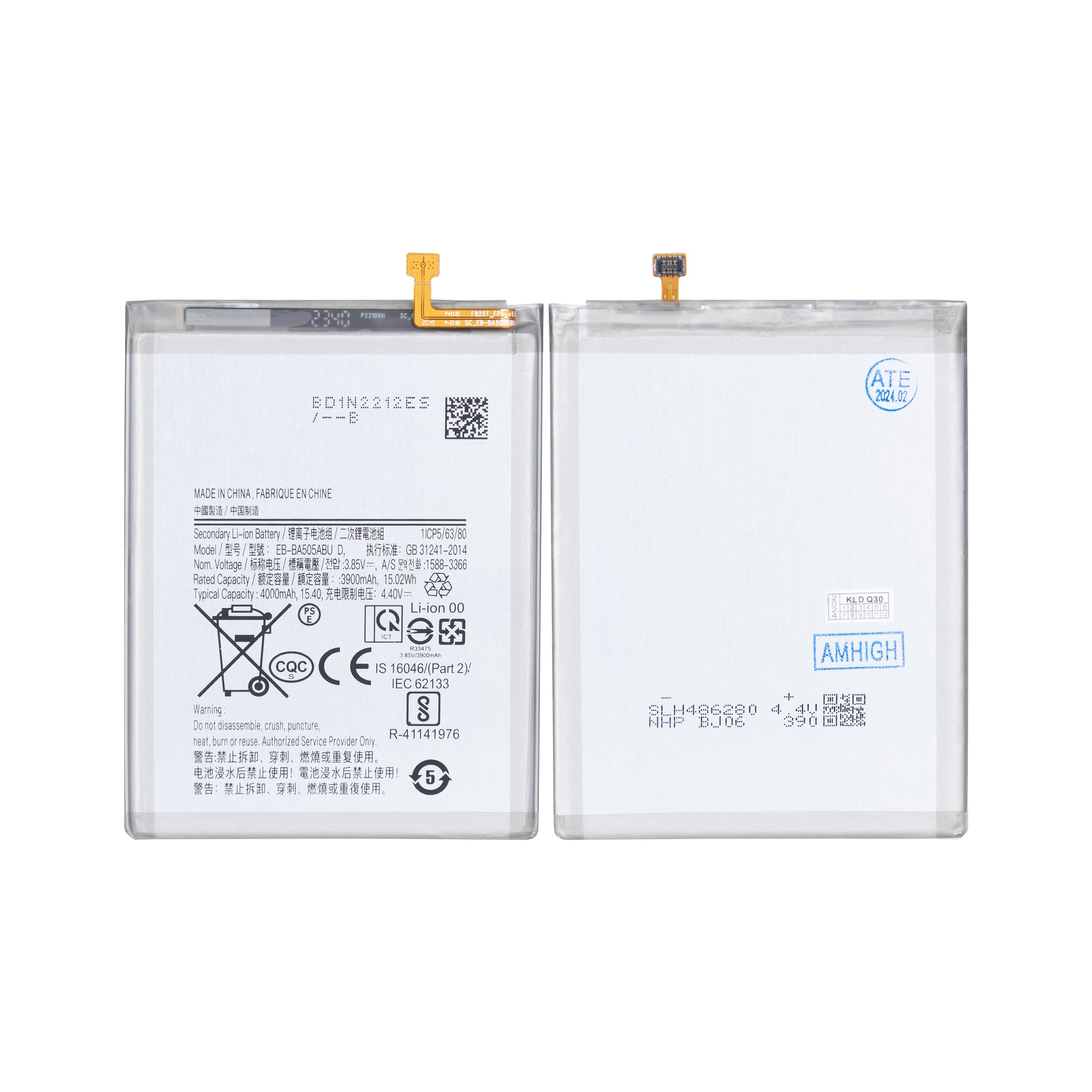 Samsung Galaxy A50 A505F, A30 A305F, A30S A307F, A20 A205F Battery EB-BA505ABU OEM