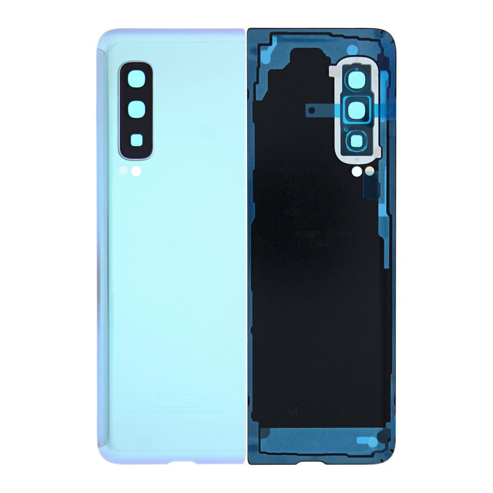 Samsung Galaxy Fold 5G F907B Back Cover With Lens Space Silver OEM