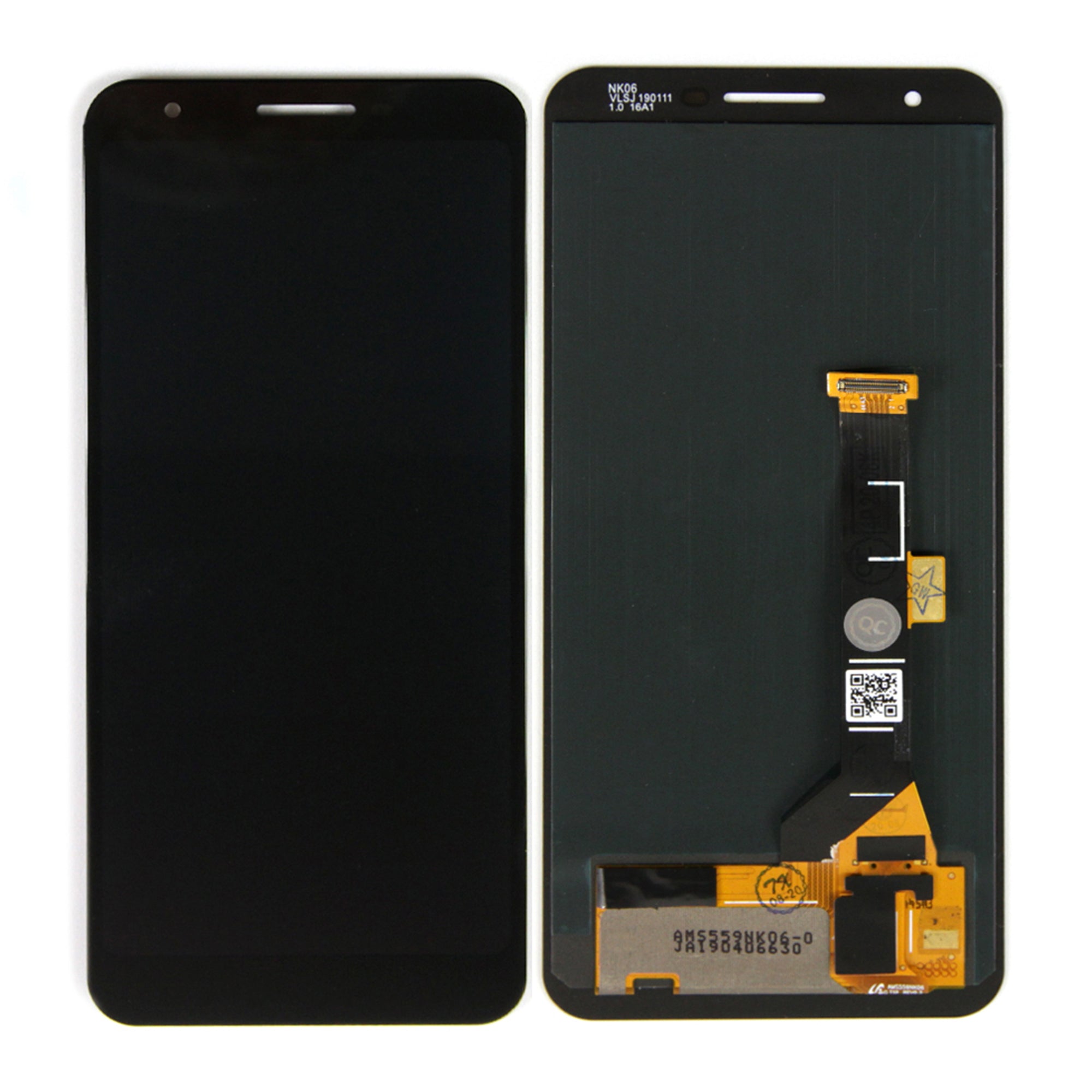 Google Pixel 3A Display And Digitizer Without Frame Black Soft-OLED