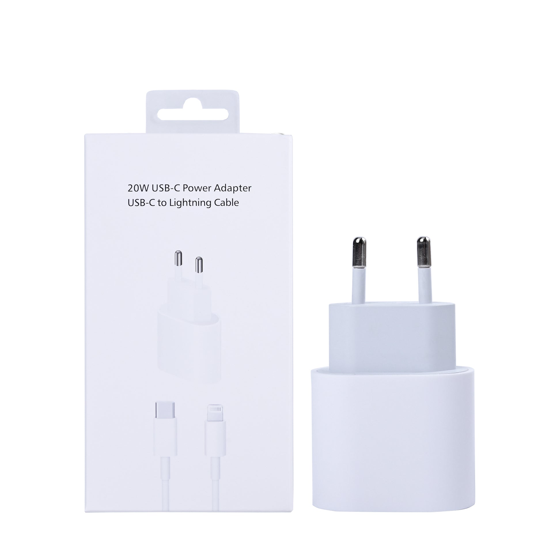 For Apple USB-C Charger 20W With Lightning Cable 100cm White Retail Box
