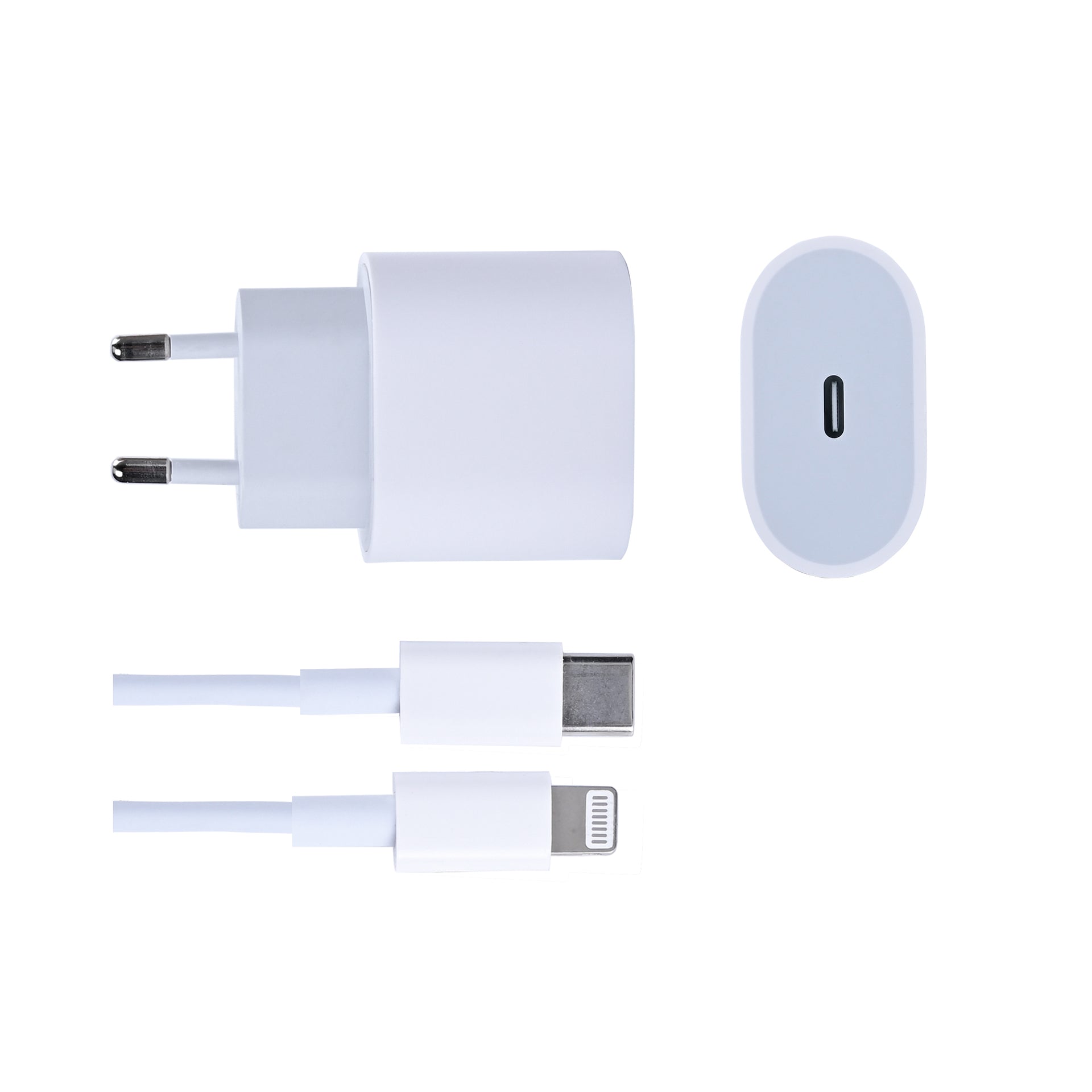 For Apple USB-C Charger 20W With Lightning Cable 100cm White Retail Box