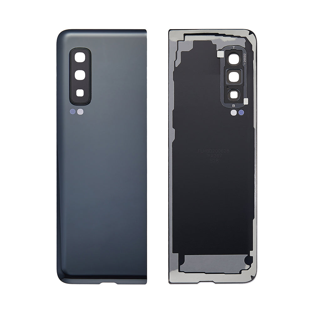 Samsung Galaxy Fold F900F Back Cover With Lens Cosmos Black OEM