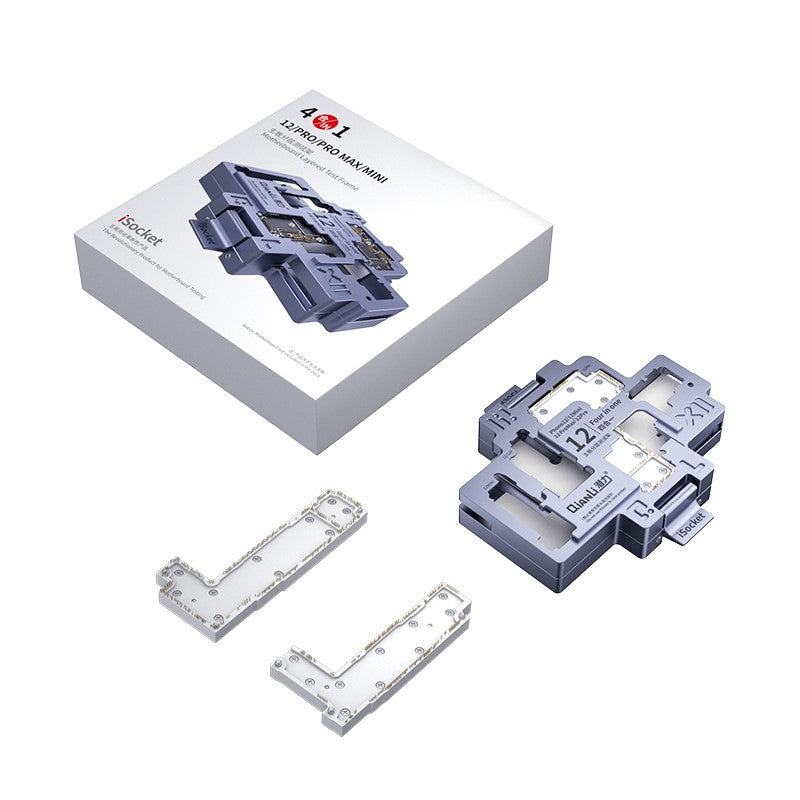QIANLI iSocket 4 in 1 Motherboard Layered Test Frame For Apple iPhone 12 Series