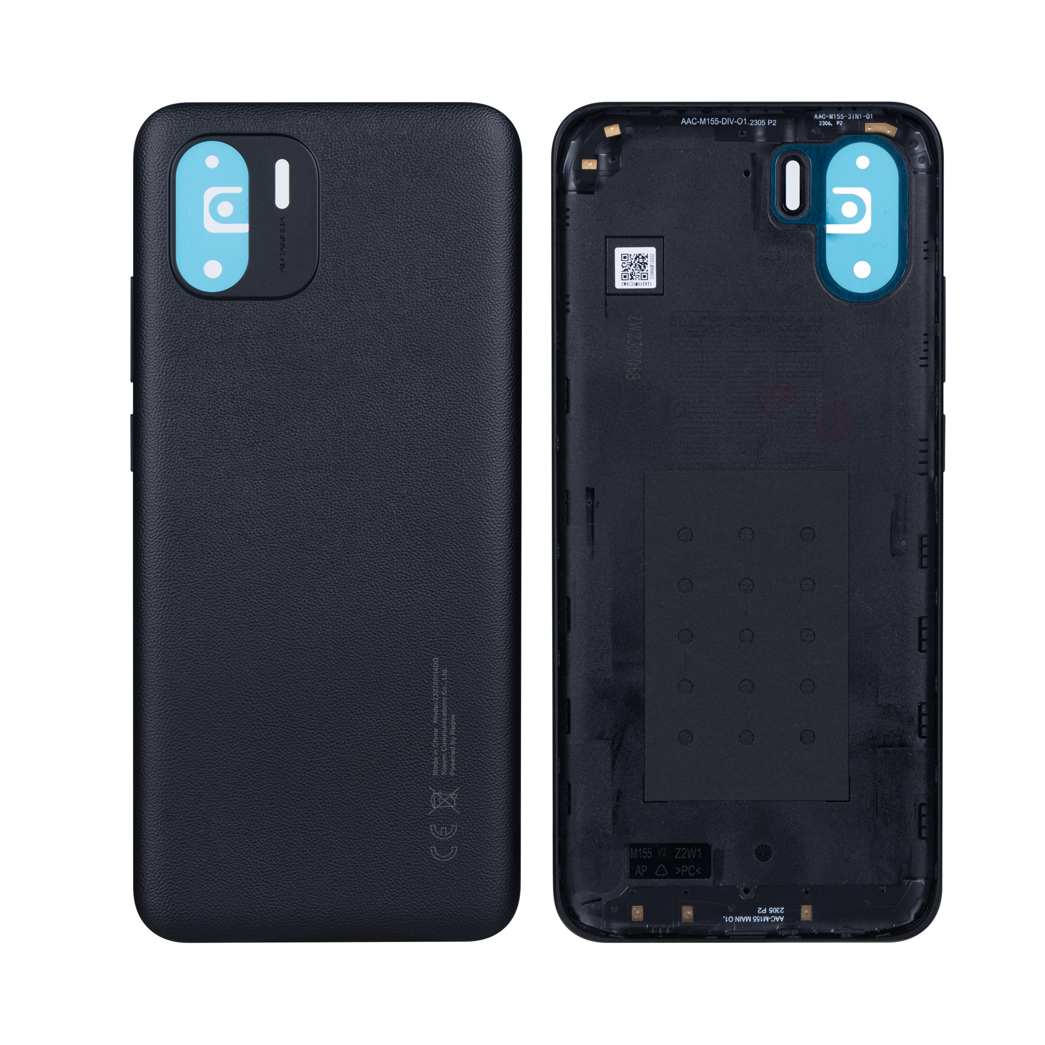 Xiaomi Redmi A2 Back Cover Without Lens Classic Black OEM