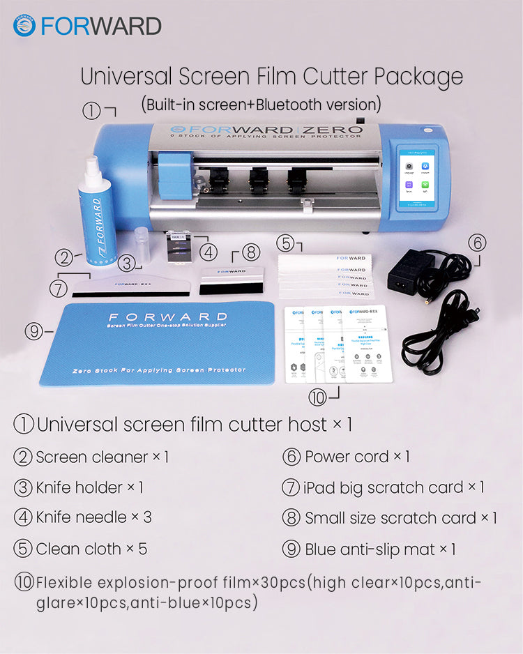 Forward Screen Film Cutter Built-in-Screen + Bluetooth Version