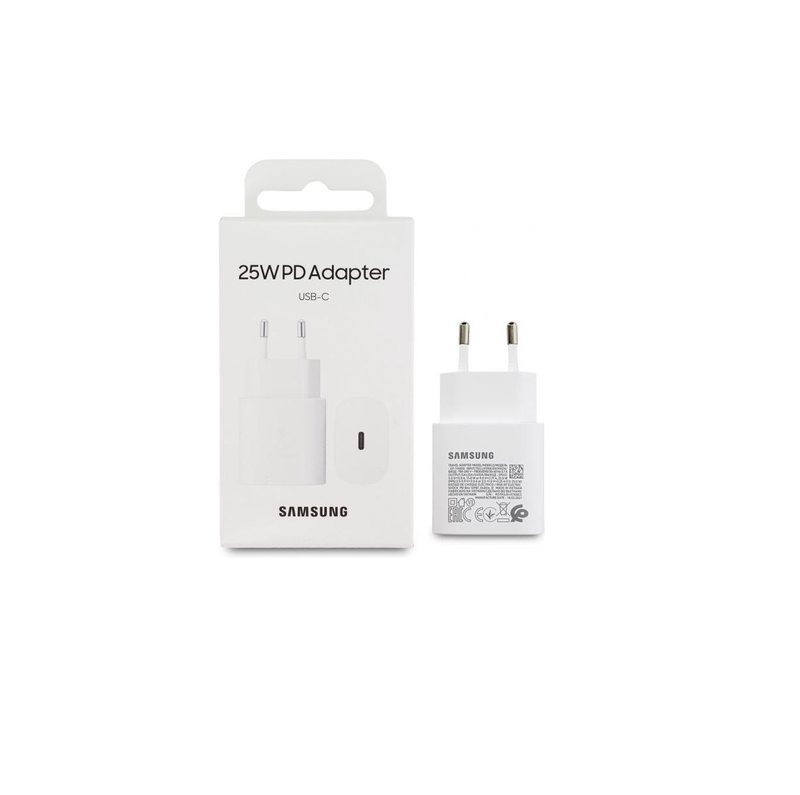 Samsung EP-TA800XW USB-C 25W PD Charger Including USB-C Cable White Retail Box