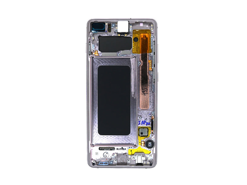 Samsung Galaxy S10 Plus G975F Display And Digitizer With Frame Ceramic White Service Pack