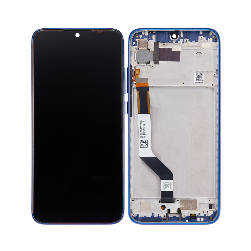 Xiaomi Redmi Note 7, Note 7 Pro Display And Digitizer With Frame Blue Original