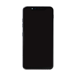 LG G8S ThinQ Display And Digitizer With Frame Black OEM