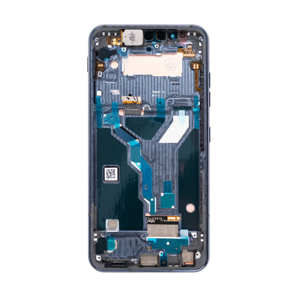 LG G8S ThinQ Display And Digitizer With Frame Black OEM