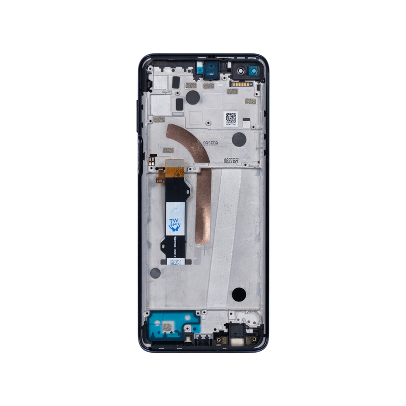 Motorola Moto G 5G Plus XT2075 Display And Digitizer With Frame Surfing Blue OEM