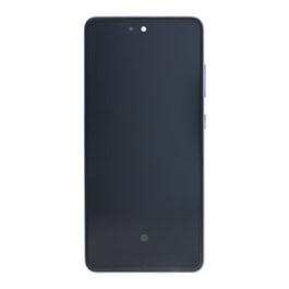 Samsung Galaxy A52s 5G A528B Display And Digitizer With Frame Awesome Violet Service Pack