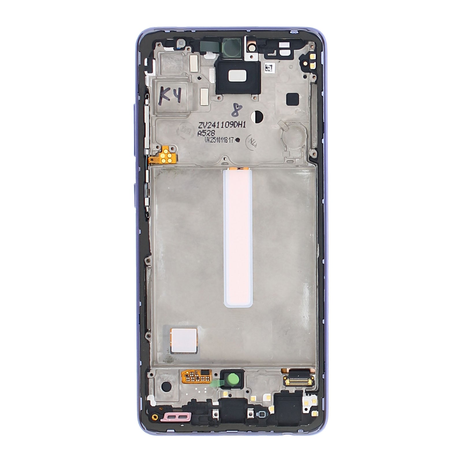 Samsung Galaxy A52s 5G A528B Display And Digitizer With Frame Awesome Violet Service Pack