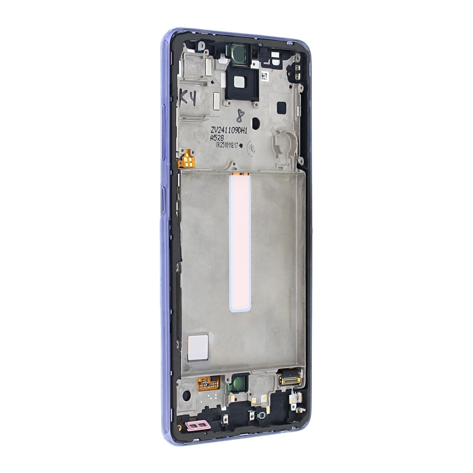 Samsung Galaxy A52s 5G A528B Display And Digitizer With Frame Awesome Violet Service Pack