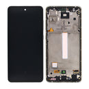 Samsung Galaxy A52s 5G A528B Display And Digitizer With Frame Awesome White Service Pack
