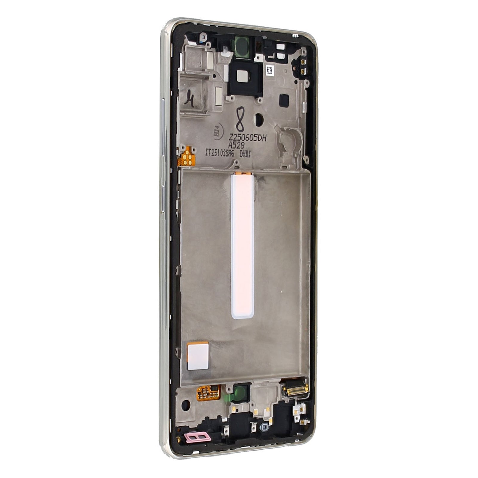 Samsung Galaxy A52s 5G A528B Display And Digitizer With Frame Awesome White Service Pack