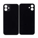 For Apple iPhone 12 Back Glass, Enlarged Camera Frame Black Compatible
