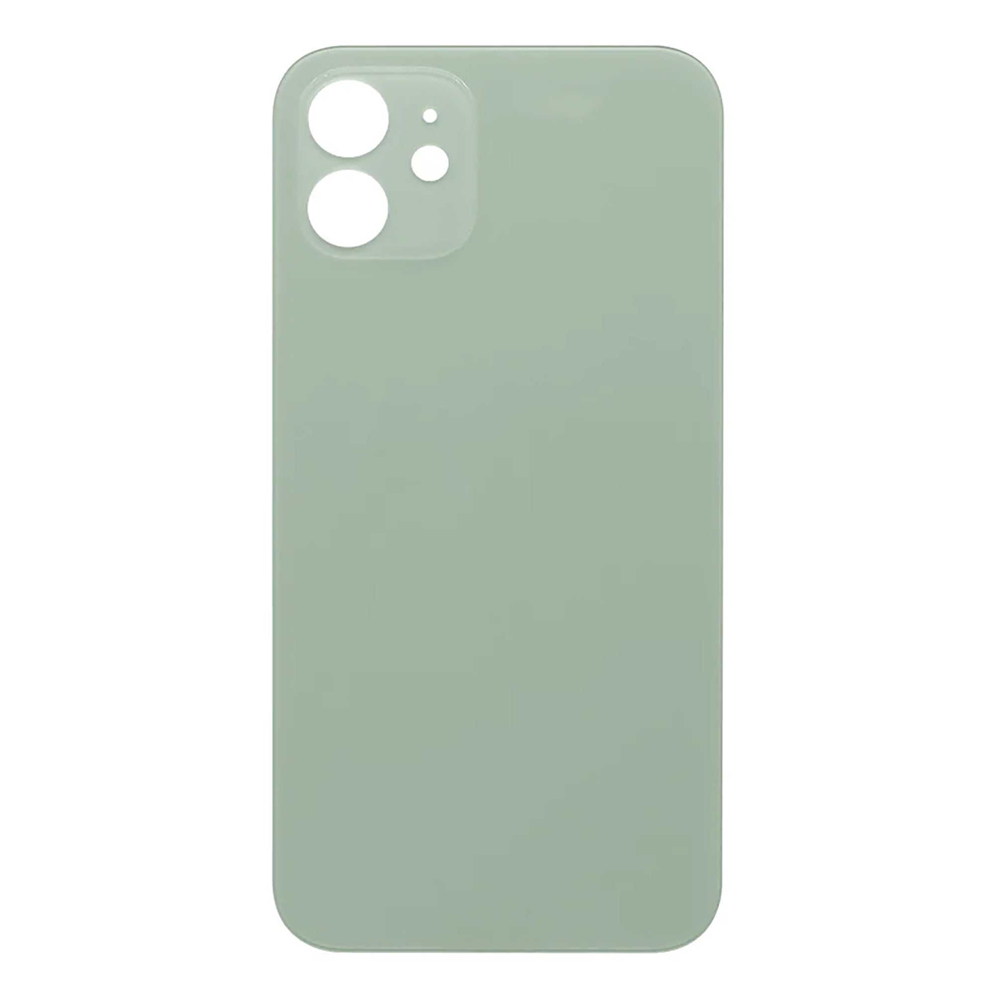 For Apple iPhone 12 Back Glass, Enlarged Camera Frame Green Compatible