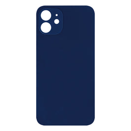 For Apple iPhone 12 Back Glass, Enlarged Camera Frame Blue Compatible